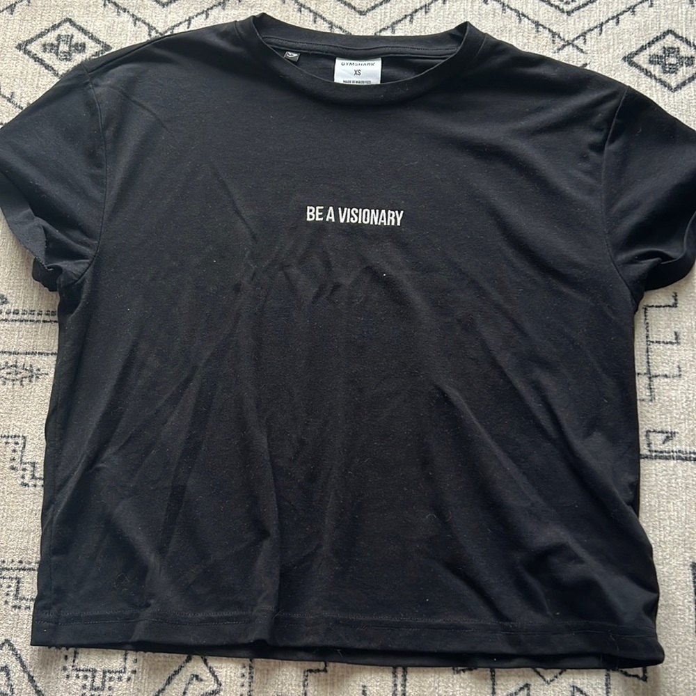 Gymshark Essential Be a Visionary Tee - Black